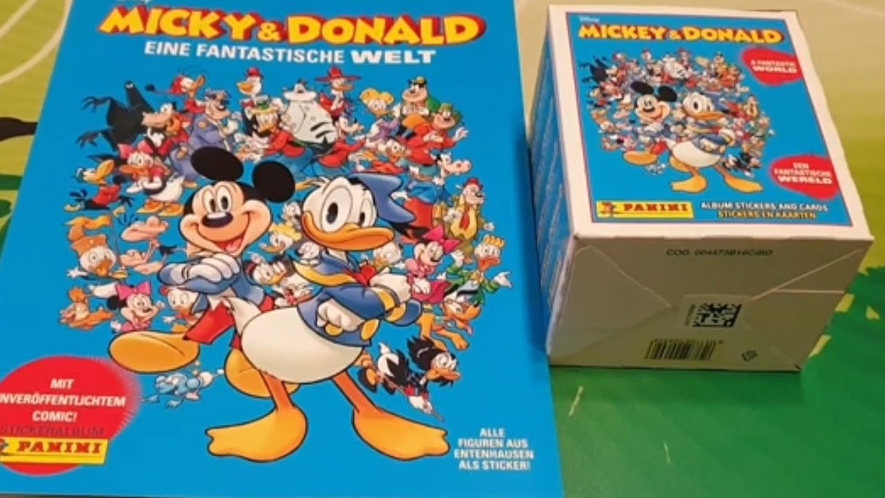 Panini Micky&Donald Sticker 😱🔥 Display Unboxing+Album