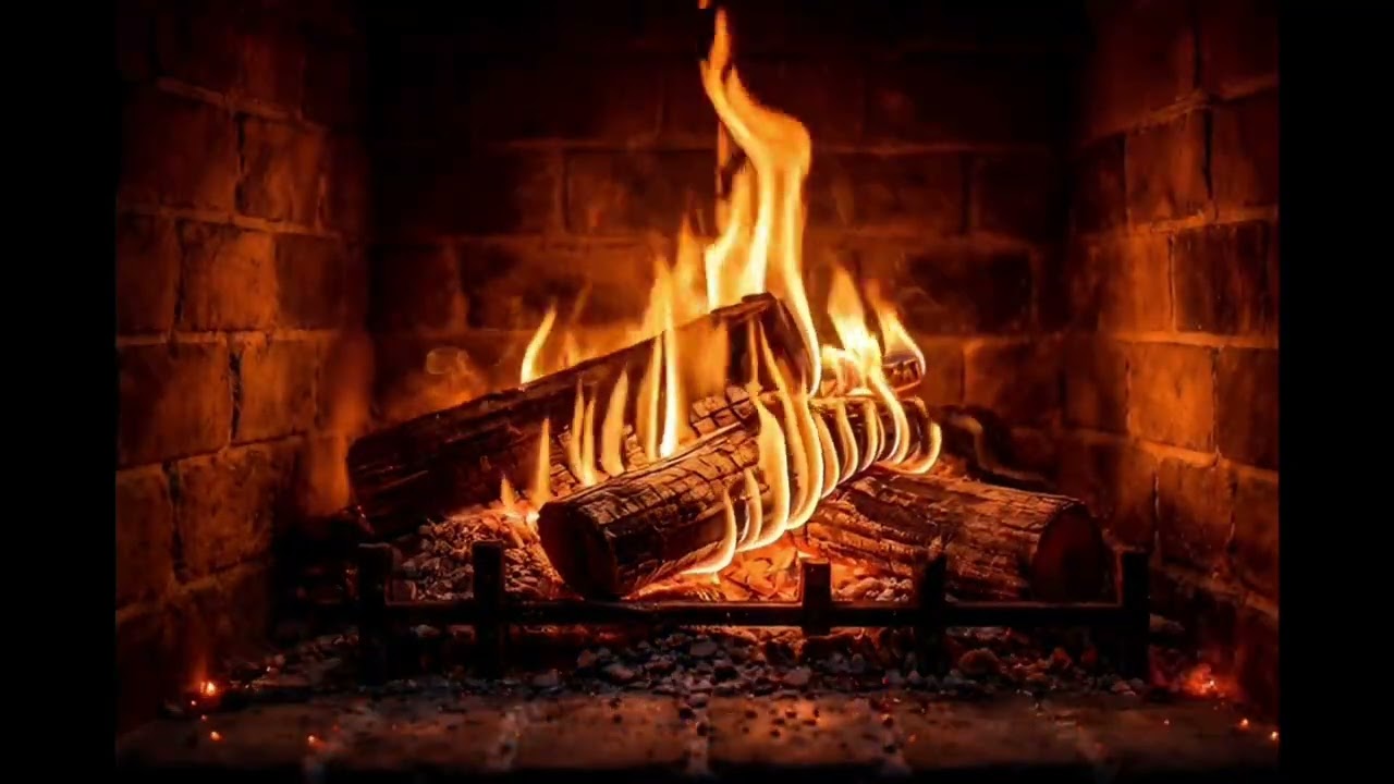 Cozy Vibe 🧡1 hour of pure fireplace therapy 🔥Relax. Breathe. Feel the warmth.