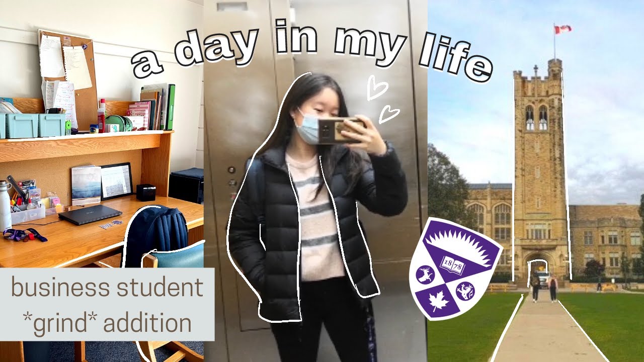 Day in a life of a first year Western Ivey AEO/BMOS student // *realistic uni grind