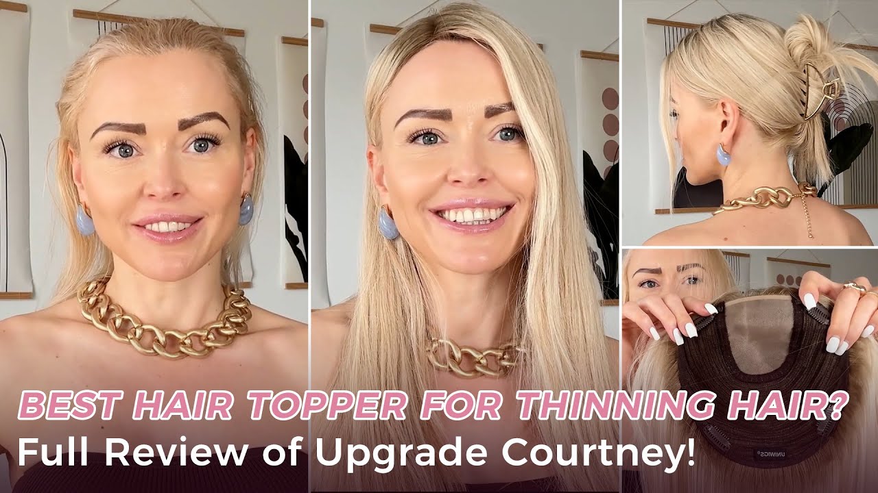 Best Hair Topper for Thinning Hair? Full Review of Upgrade Courtney! | UniWigs Upgrade Courtney