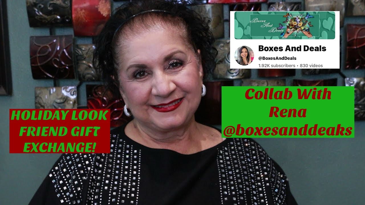 Holiday Look/Friend Gift Exchange/Collab with  Rena  @BoxesAndDeals ​