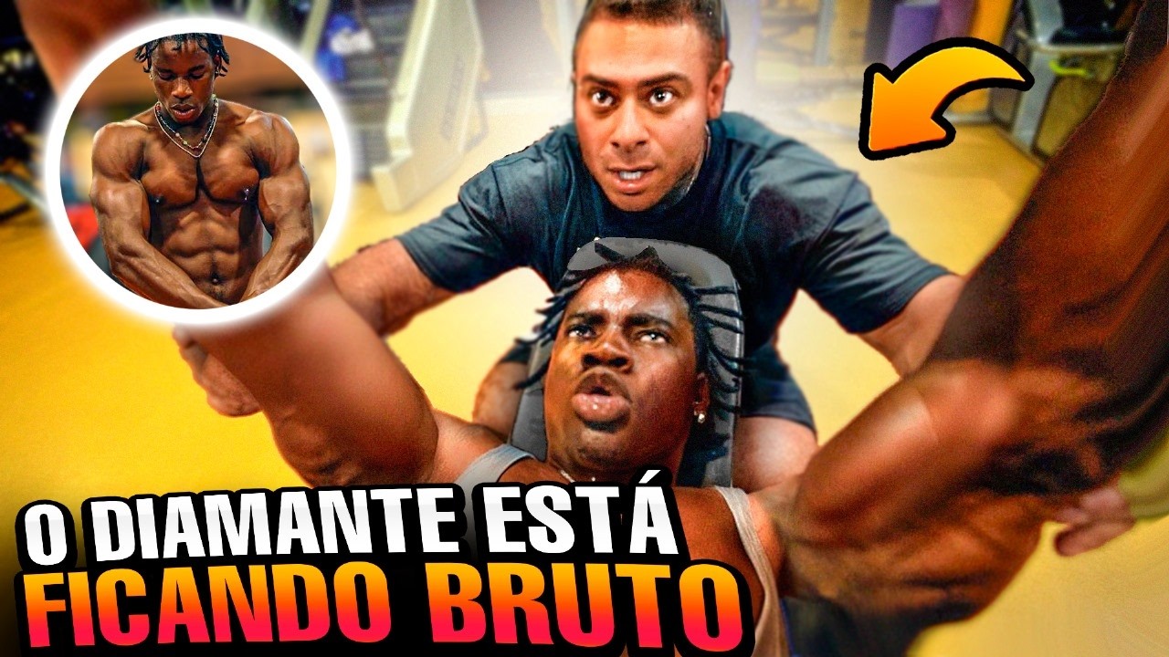 Treinei com Baby Grosso - Foi Insano o atleta Angolano - Leo Stronda