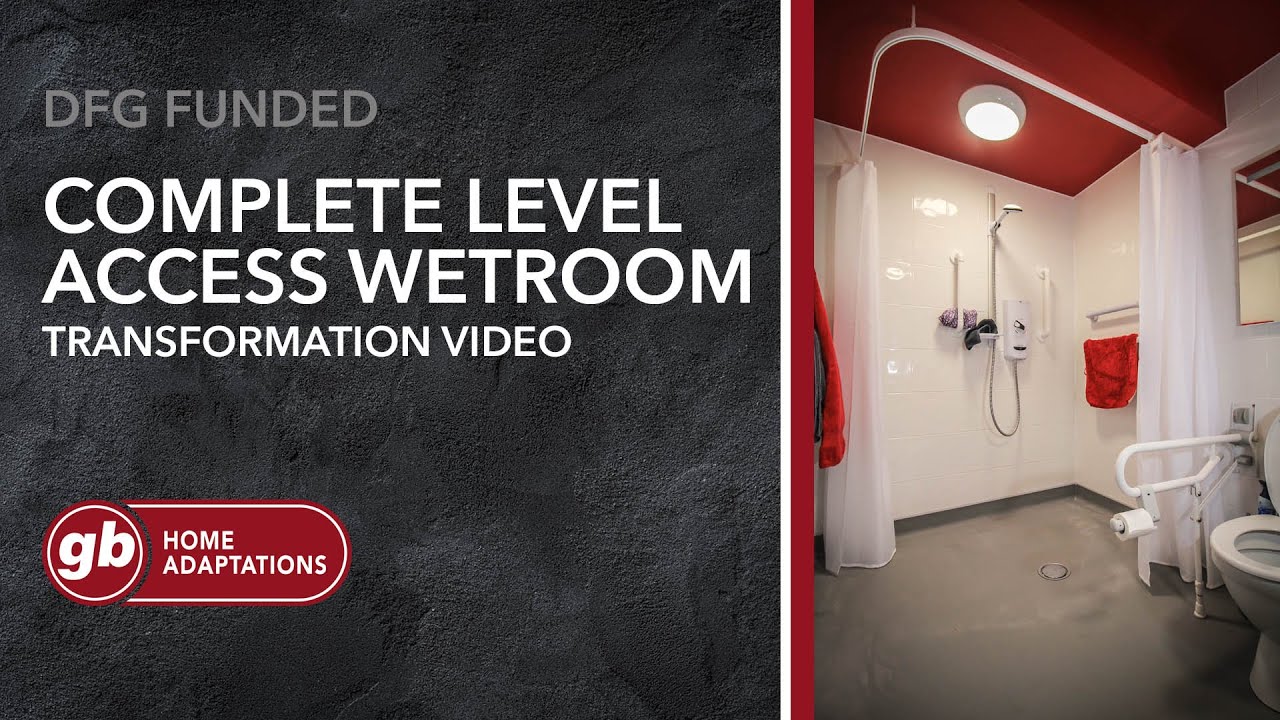 DFG Funded Complete Level Access Wetroom | GB Home Adaptations