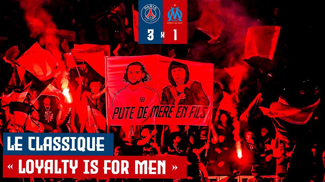 PARIS SG ULTRAS GO CRAZY vs OLYMPIQUE DE MARSEILLE - Le Classique - PSG 3-1 OM