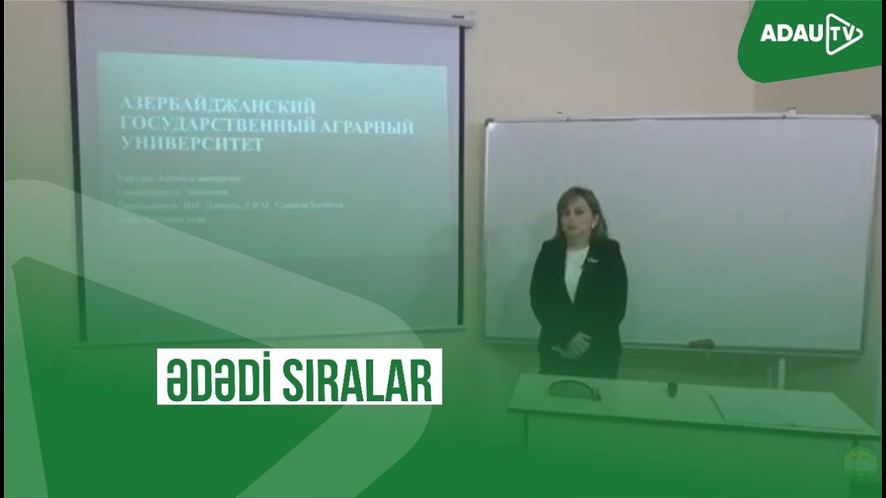 Ədədi sıralar (Online dərs - 287)