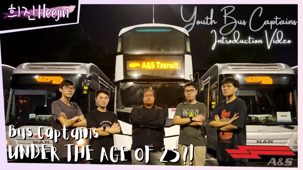 Bus Captains UNDER THE AGE of 25?! - A&S Transit Youth Bus Captain Introduction Video | 희진Heejin