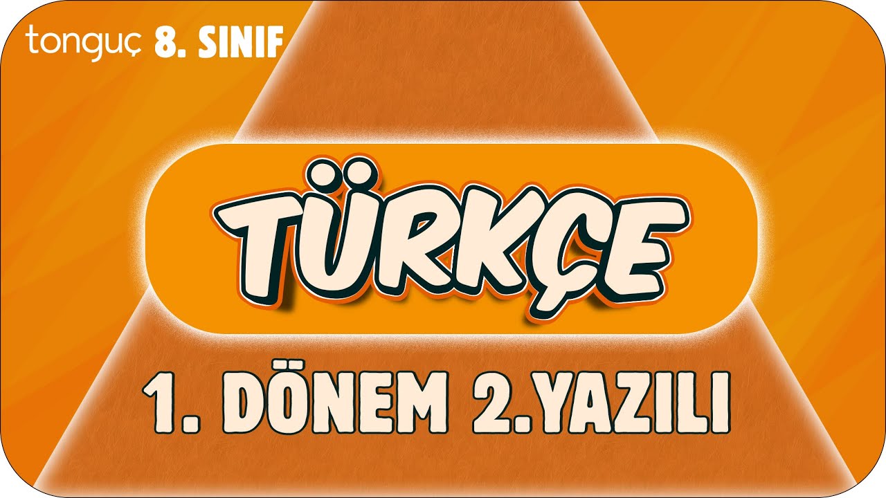 8.Sınıf Türkçe 1.Dönem 2.Yazılıya Hazırlık 📑 #8TURK1D2Y #2026