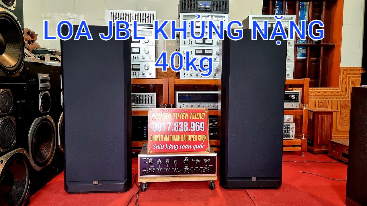 Loa JBL XPL-200 khủng long và Amply Sansui AU-9500 rất gấu có tại TUYẾN AUDIO 0917 838 969