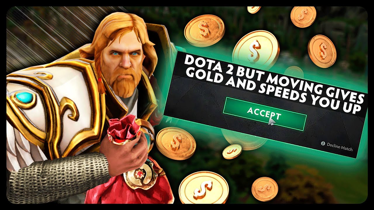 Dota 2: Перемещение даёт золото и ускоряет вас