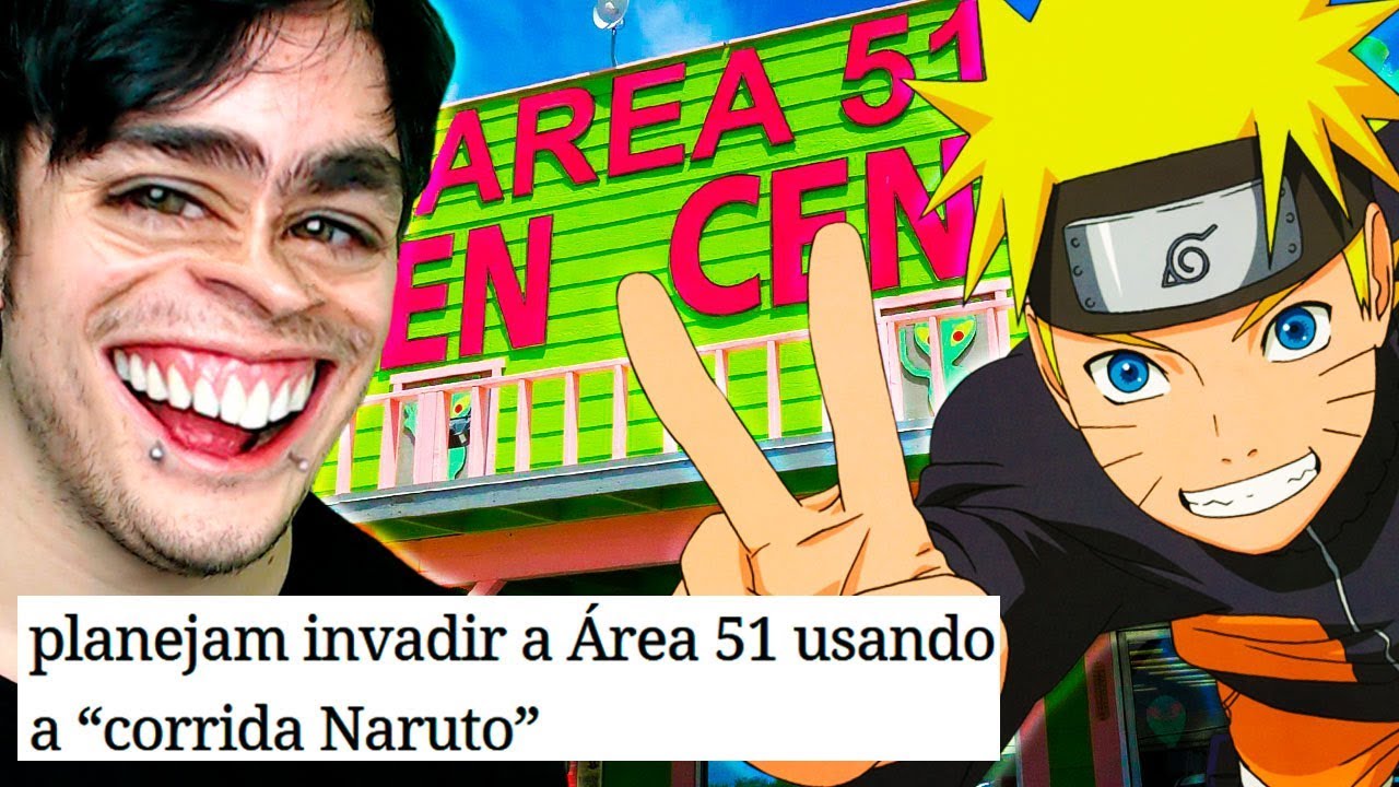 Corrida NARUTO na ÁREA 51 (kkkkkkkkkk é sério) - Cinema dos MEMES