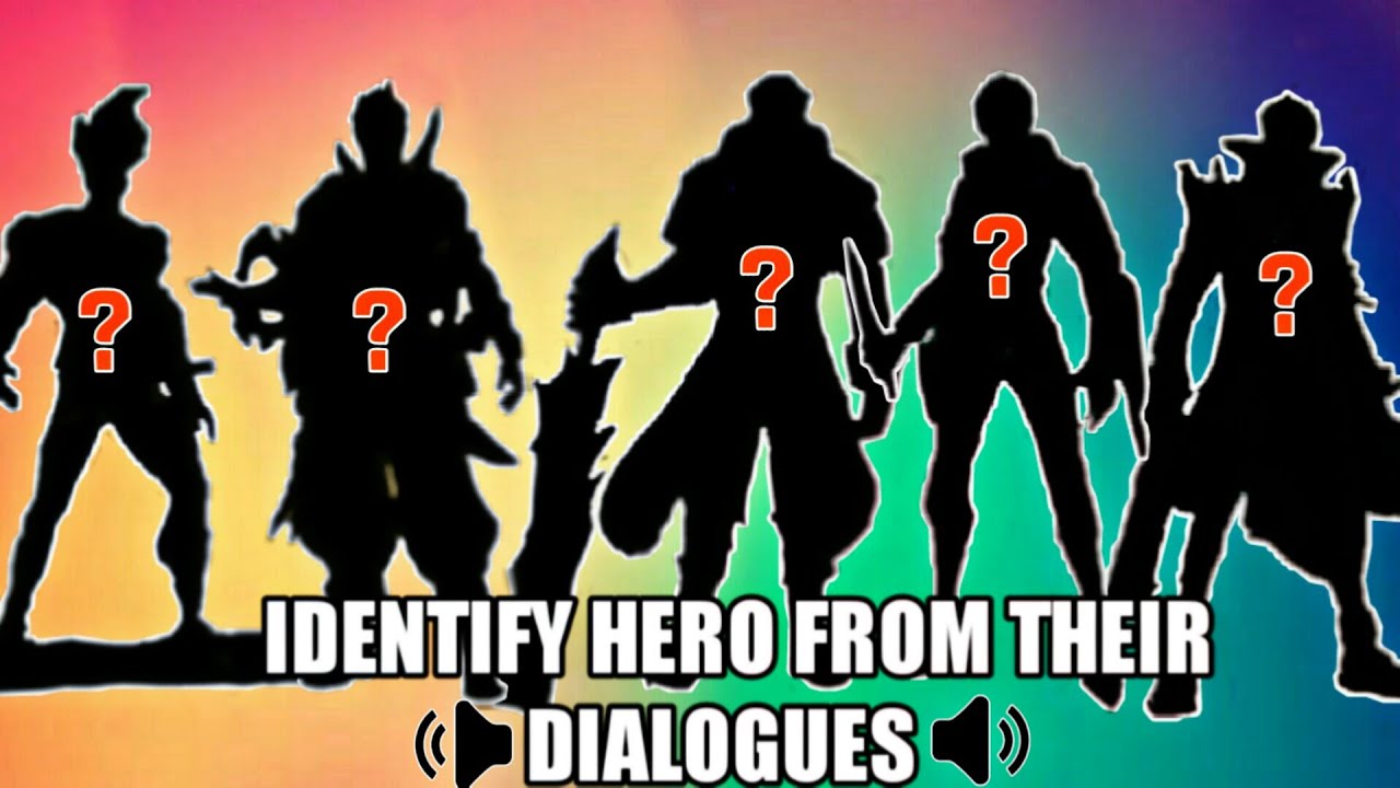 IDENTIFY HEROES FROM THEIR DIALOGUE • IDENTIFY MOBILE LEGENDS HEROES BY THEIR DIALOGUE