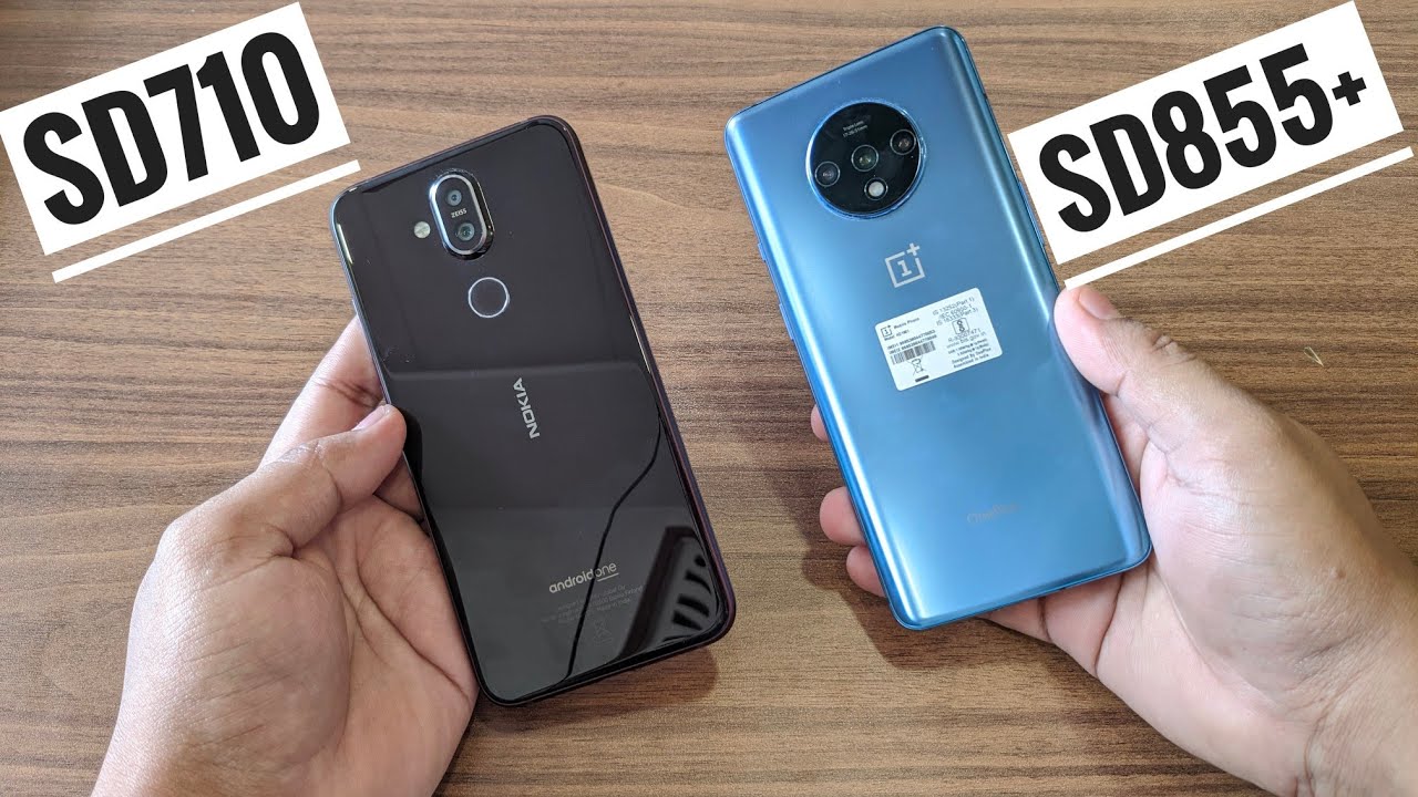 Nokia 8.1 SD710 Vs One Plus 7T SD855+! Speed Test! Significant Difference?