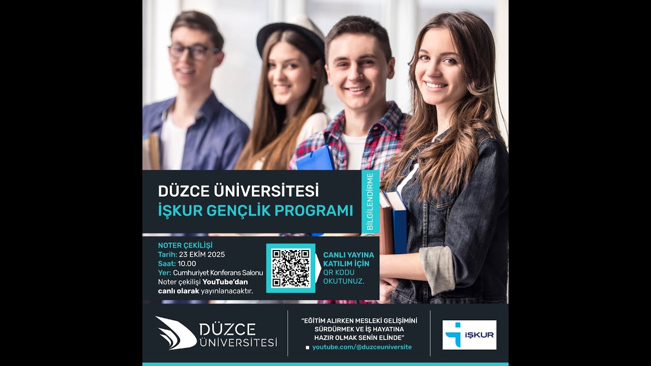 DÜZCE ÜNİVERSİTESİ 2025-2026 İŞKUR GENÇLİK PROGRAMI KURA ÇEKİLİŞİ