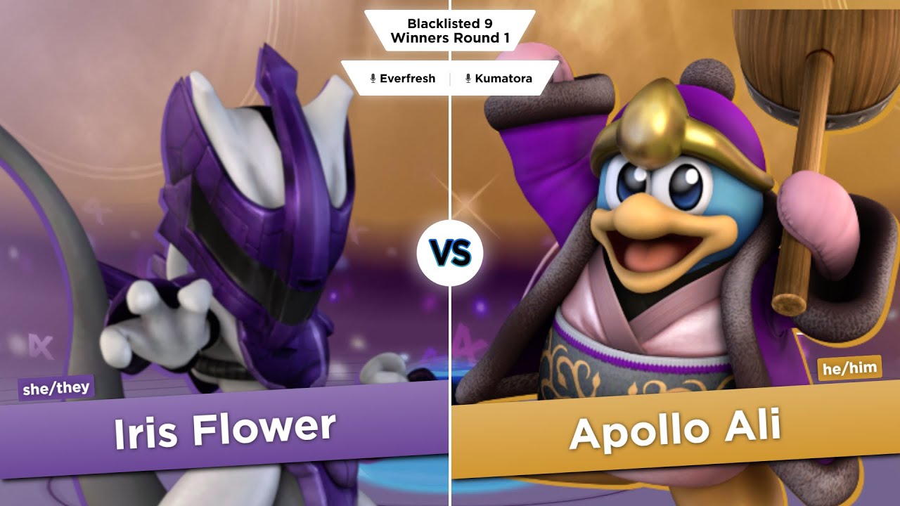 Blacklisted 9 WR1 - Iris Flower (Mewtwo) vs Apollo Ali (Dedede)