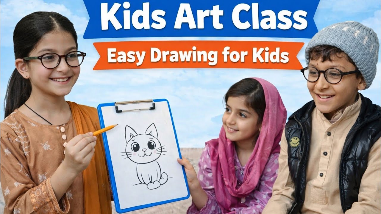 Amazing Drawing for Kids 🎨 | Easy Art for Beginners | Kids Art Teacher