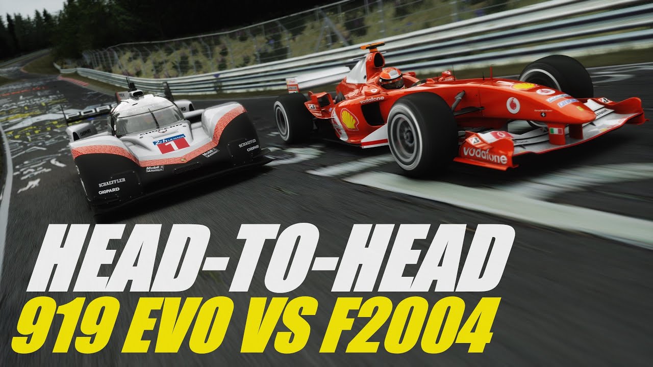 Can the 919 EVO beat an F1 Ferrari on SLICKS at the Nürburgring?