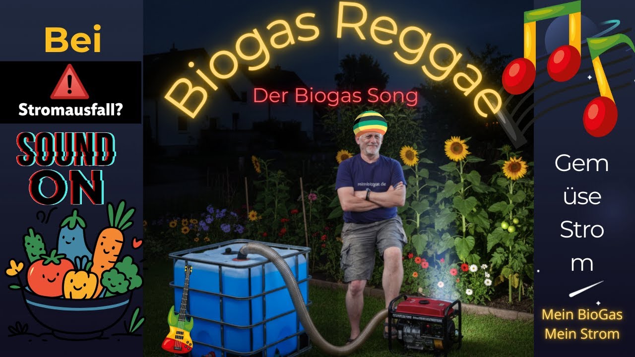 Mini Biogas Anlage -Mini Biogasanlage. Wir feiern die Mini Biogasanlage
