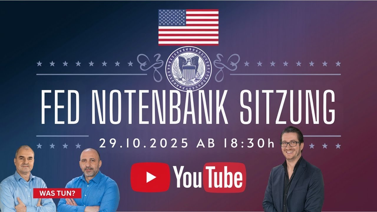 FED Zinsentscheid - Live mit Samir - Andreas und Boris Live Chat ist aktiv