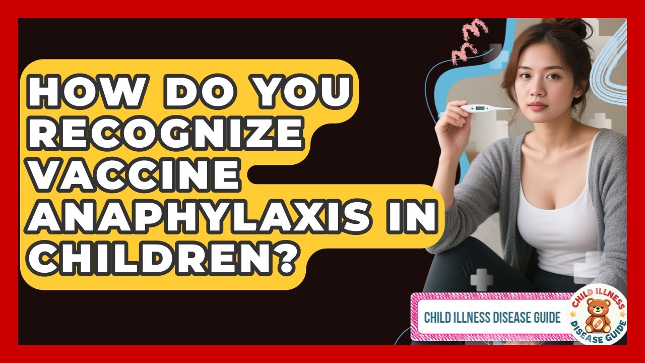 How Do You Recognize Vaccine Anaphylaxis In Children? - Child Illness Disease Guide
