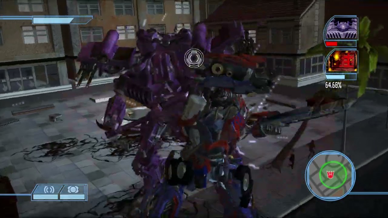 Transformers The Game Optimus Prime vs Shockwave