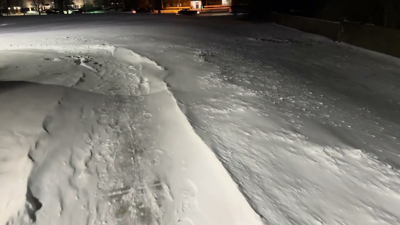 Snow storm hits hard in Michigan #michigan #usa 