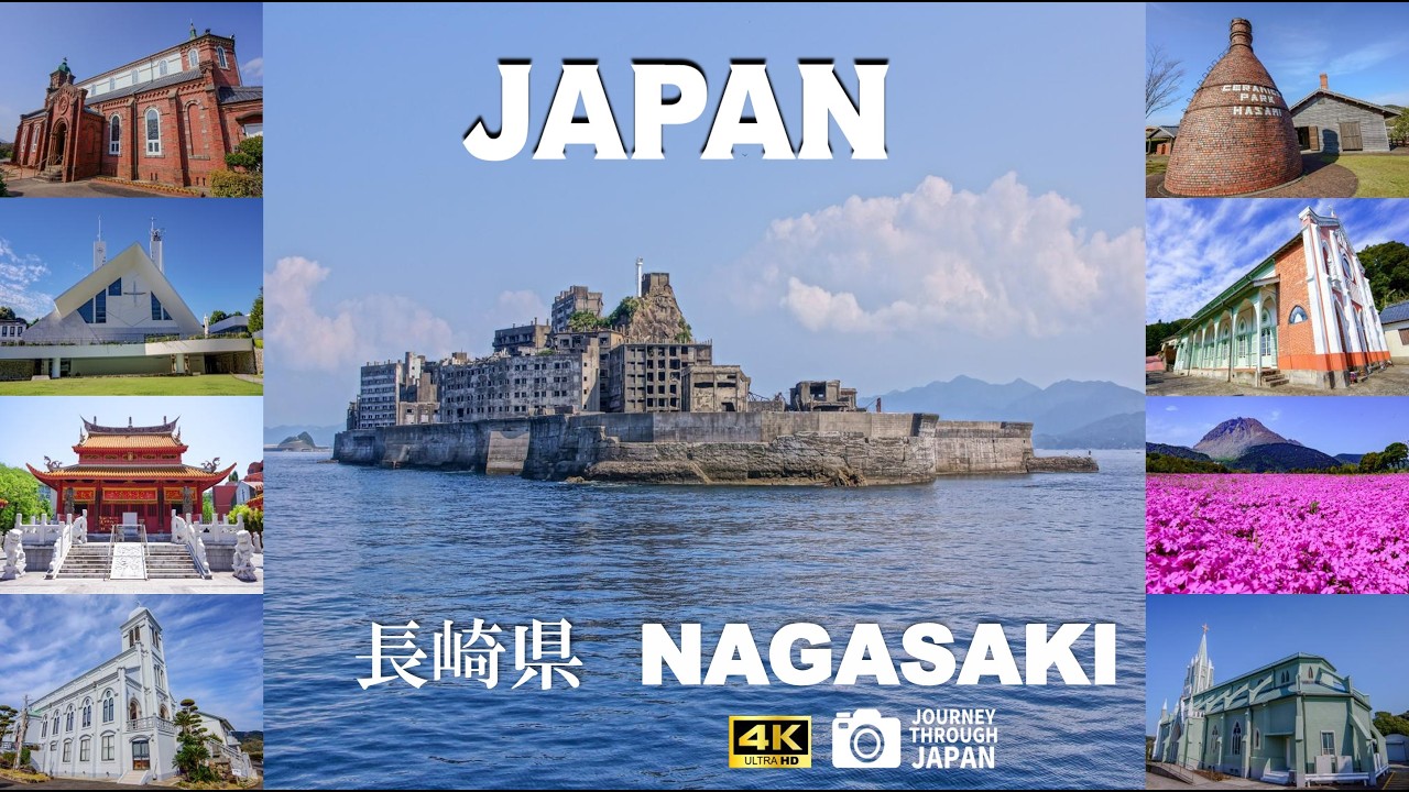 【4K  長崎県編】自然と建物 癒しBGM | #japan #nagasaki #japantravel #beautifulscenery #architecture