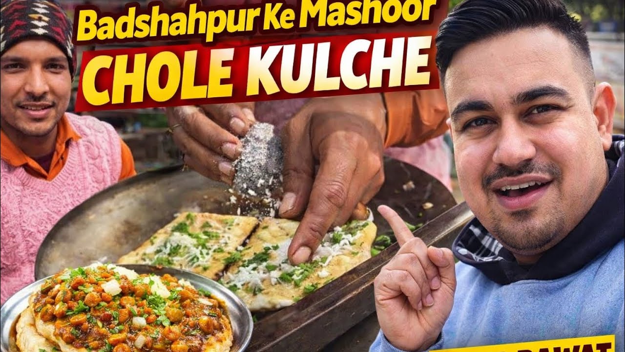 Badshahpur ke mashoor chole kulche 😍 | Street food lovers | Chole Kulche | StreetFoodIndia 