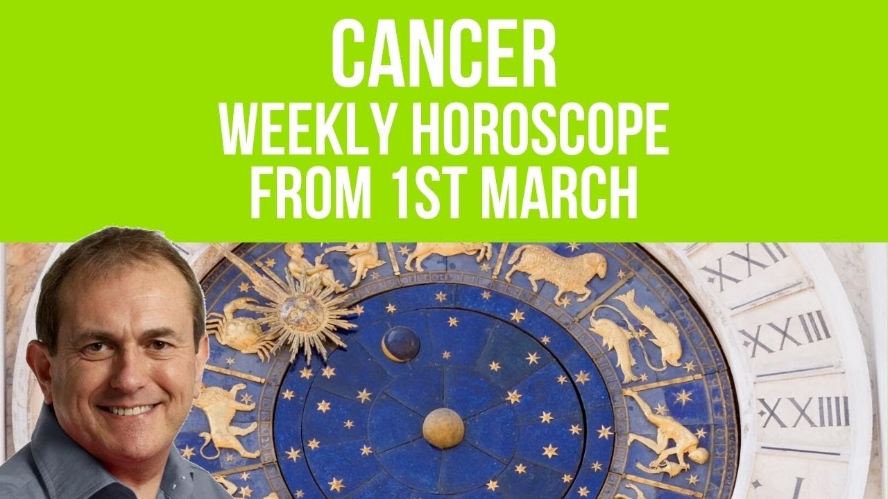 Cancer Weekly Horoscope from 1st March 2021