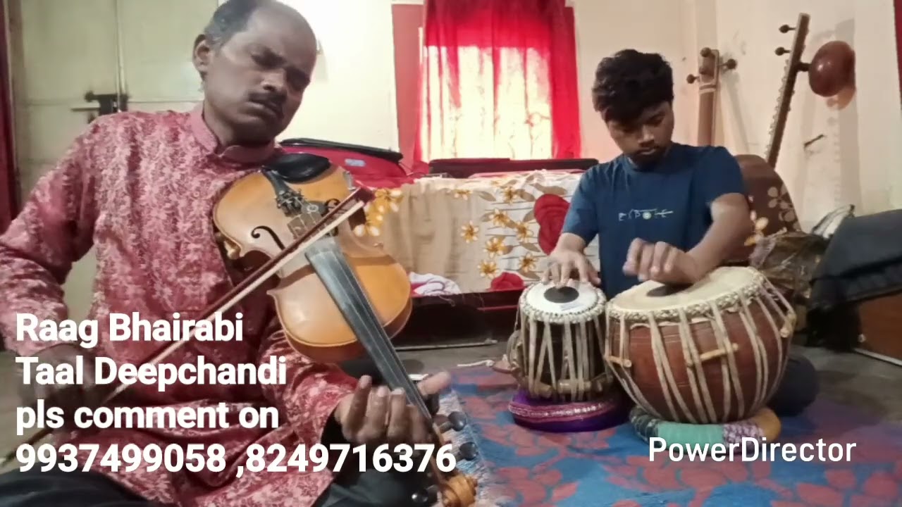 #Violin tutorial #Raag Bhairabi Taal Deepchandi dhun