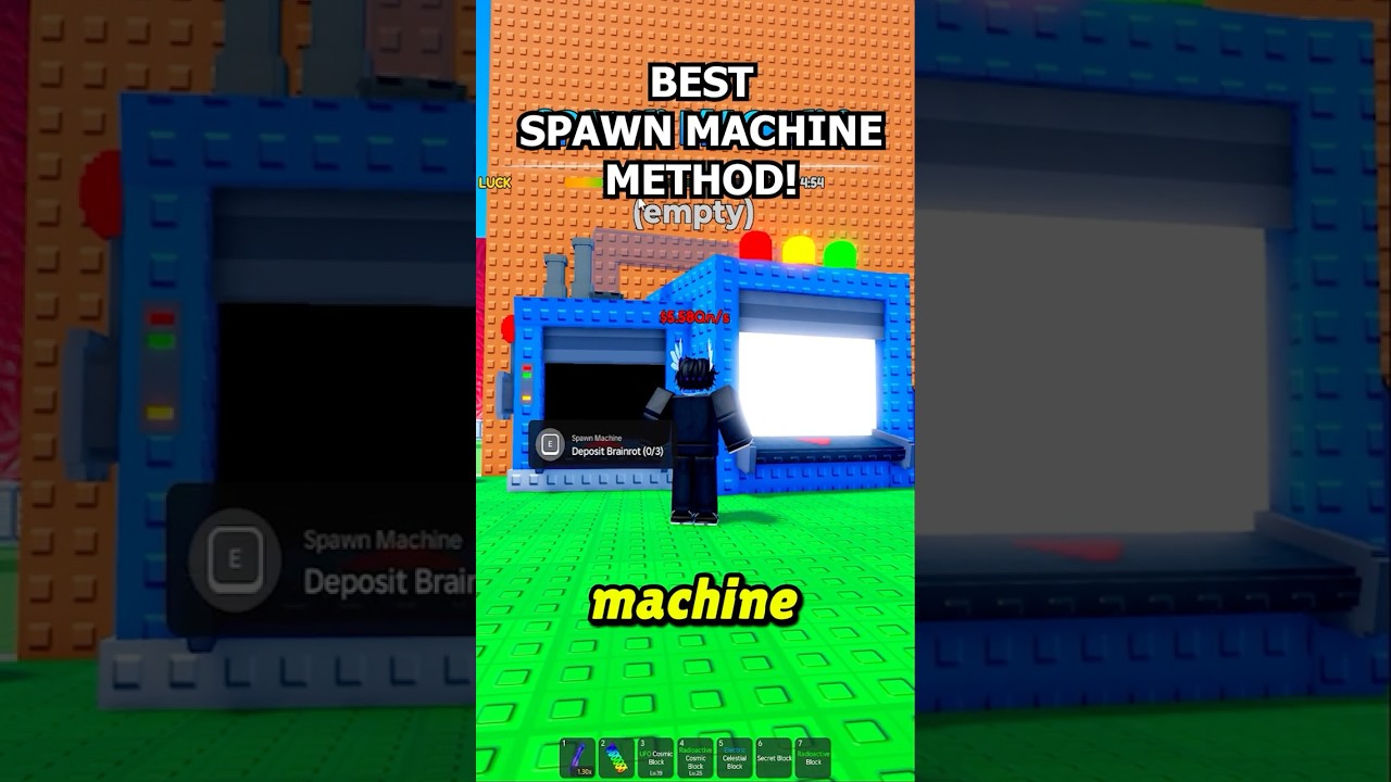 BEST Spawn Machine Method GLITCH! In Escape Tsunami for Brainrots Roblox