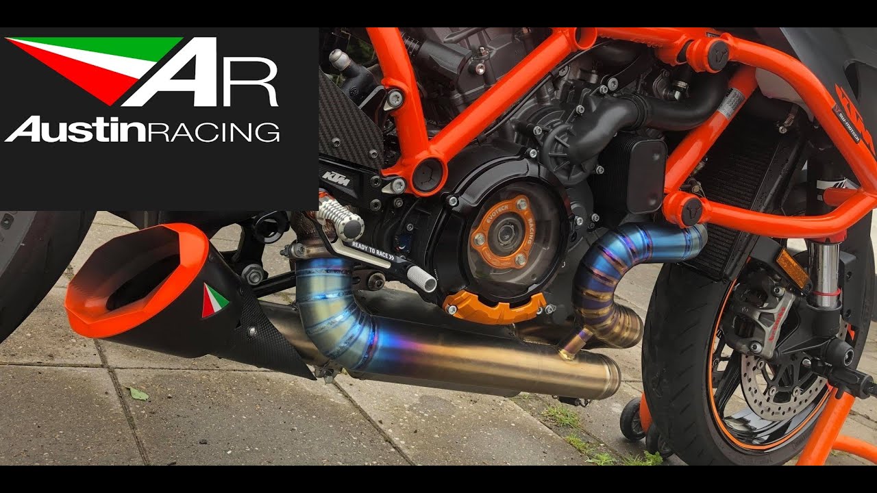 KTM Super Duke R 1290 Austin Racing Full exhaust SOUND