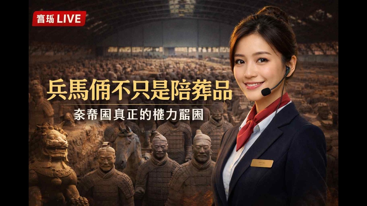 陝西西安兵馬俑直播解析：秦始皇的地下軍團！