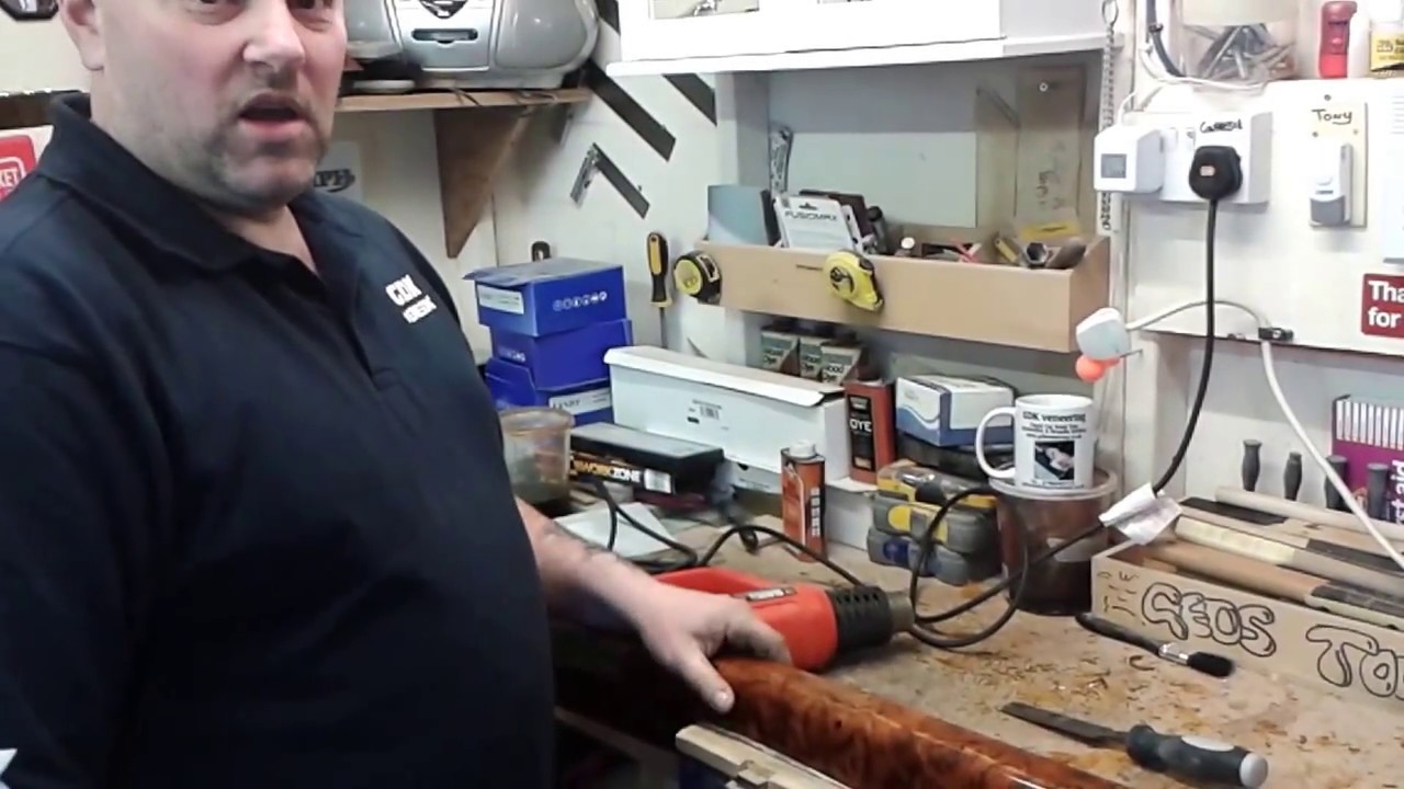 how to strip bentley door cappings part 1