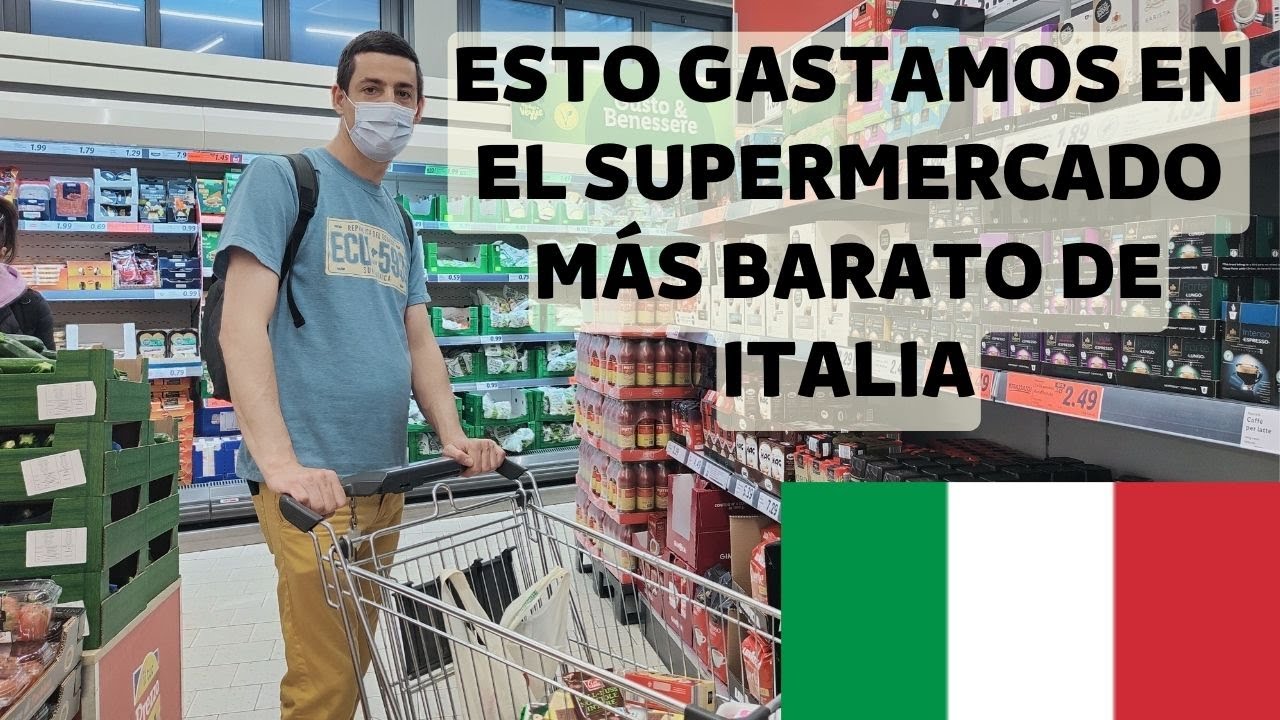 Así es el SUPERMERCADO más BARATO de Italia 🇮🇹😱ESTO CUESTA VIVIR EN ITALIA