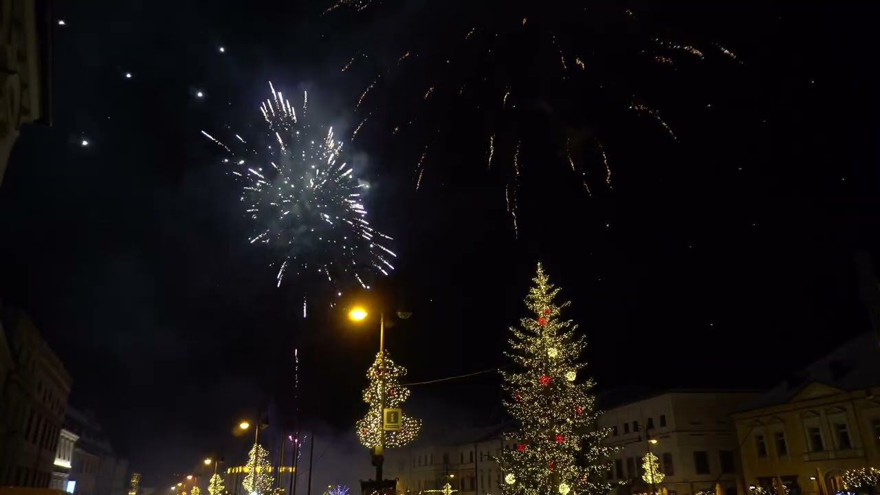 Banská Bystrica Novoročný ohňostroj 2026