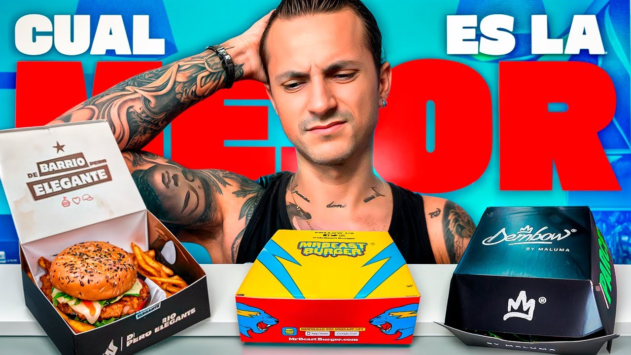 La MEJOR HAMBURGUESA de FAMOSOS | Westcol, Mr Beast Y Maluma | El Muñe