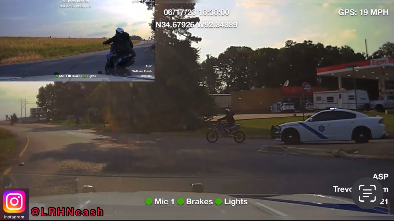 Motorcyclist performing a wheelie takes 6 state troopers on a wild goose chase ￼
