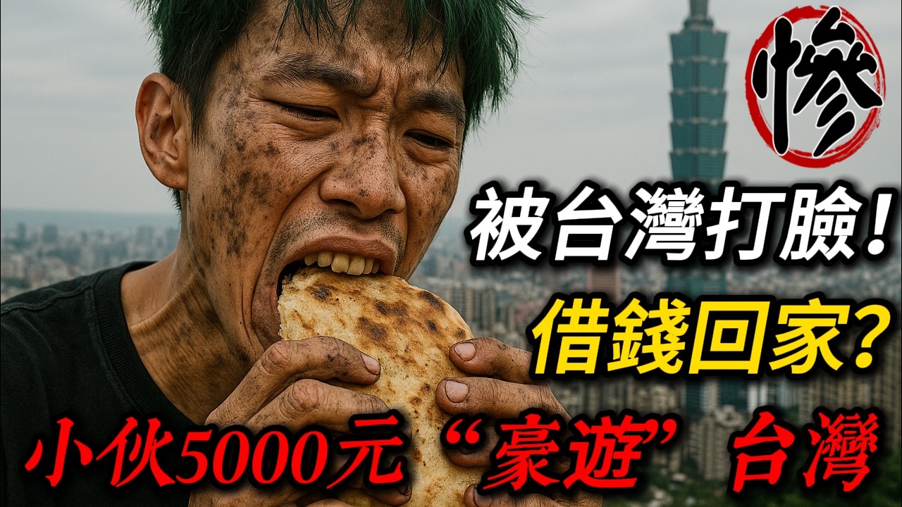 大陸小伙去台灣被狠狠教訓：小伙聲稱5000元工資&ldquo;豪遊&rdquo;台灣，結果第一天到台灣遭當頭一棒，最後狼狽不堪，丟臉丟大了......｜老范 Mr Fan