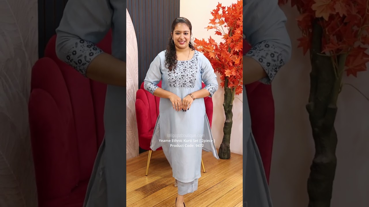 Yeame Ethnic Kurti Set (2 Piece)