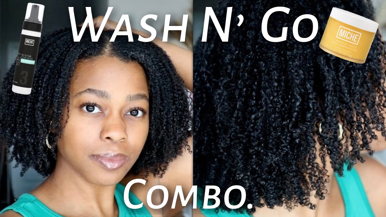 WASH N' GO COMBO: Pairing Miche Tropical Oasis gel & the Gel to foam mousse