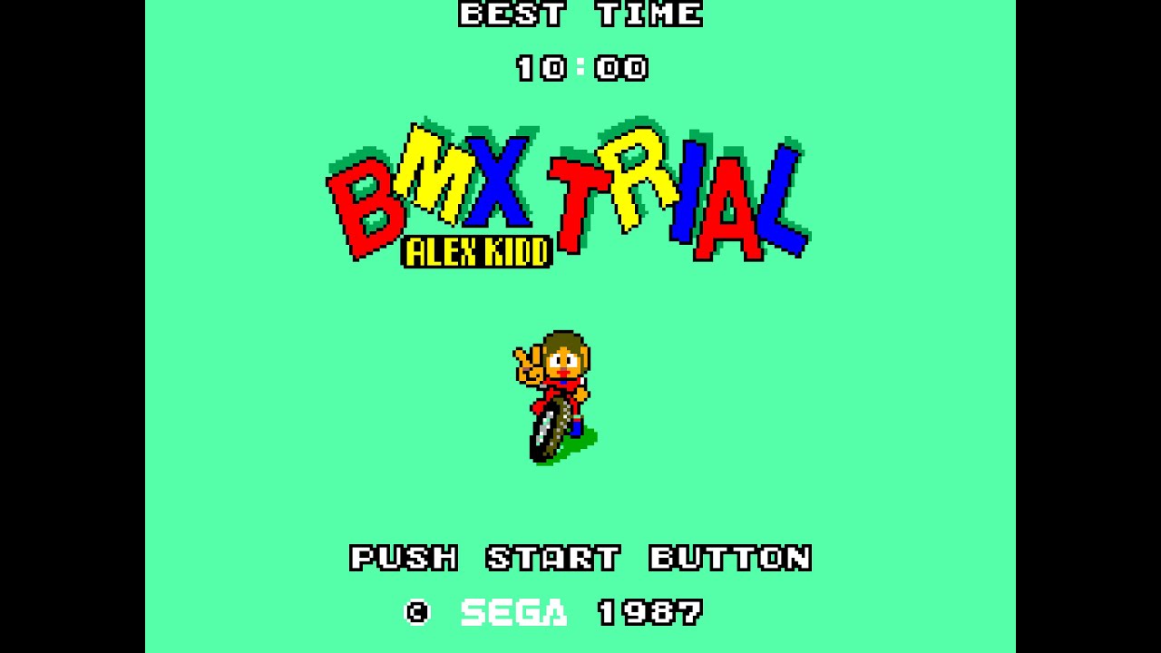 アレックスキッド BMXトライアル (マークIII) 全クリア (ノーミス)