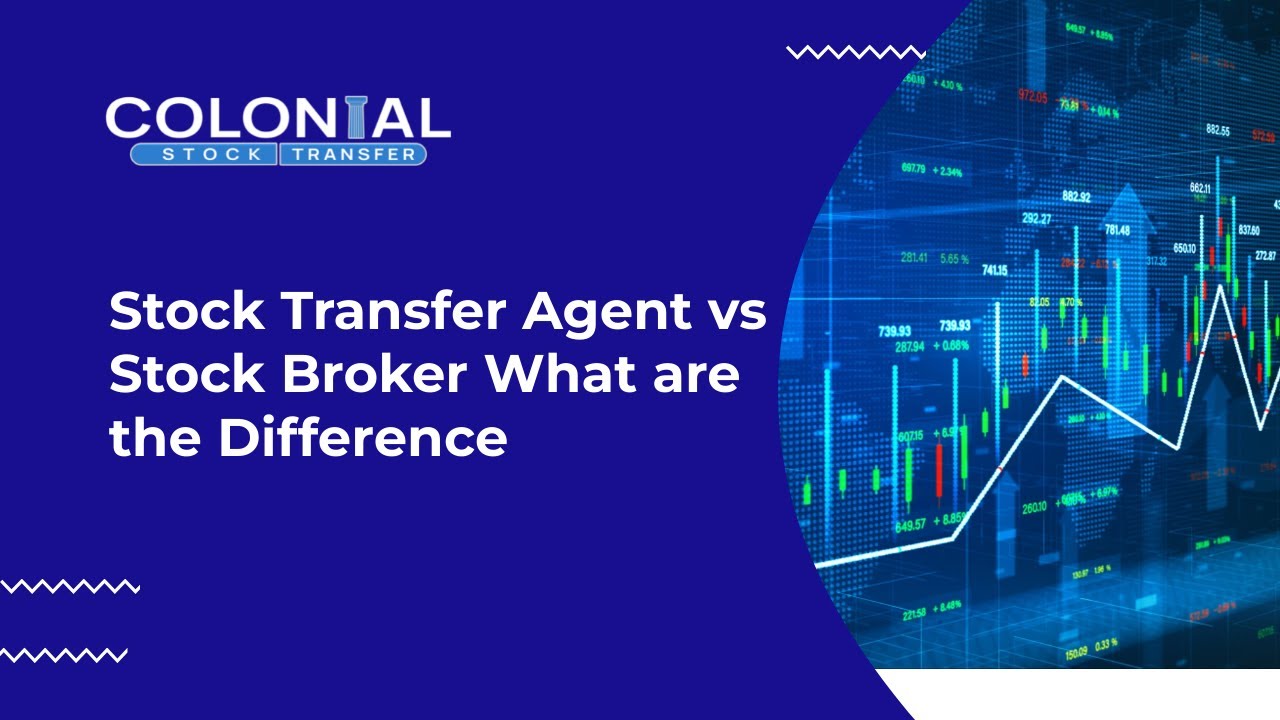 Stock Transfer Agent vs Stock Broker   What are the Difference