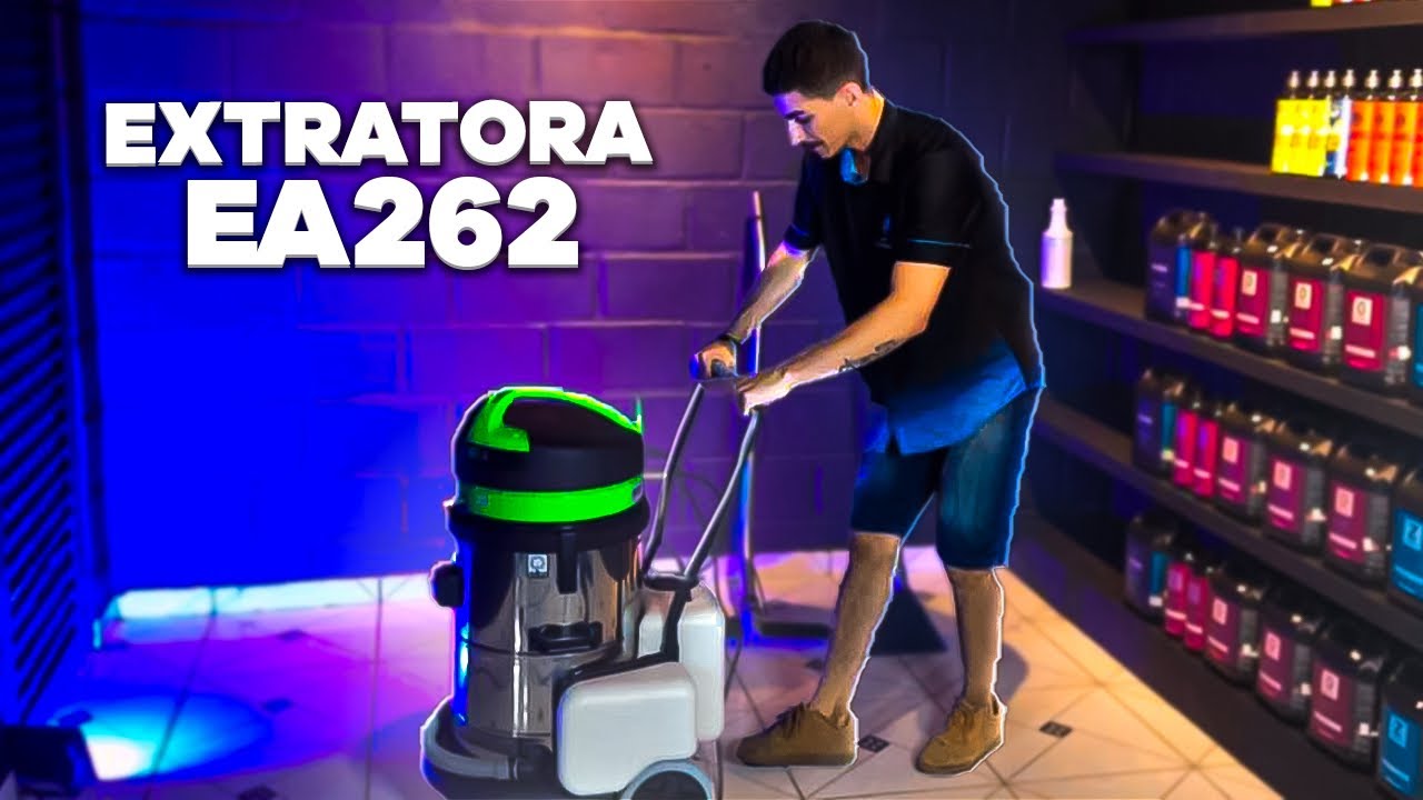A EXTRATORA MAIS POTENTE PARA LAVAR ESTOFADOS?!