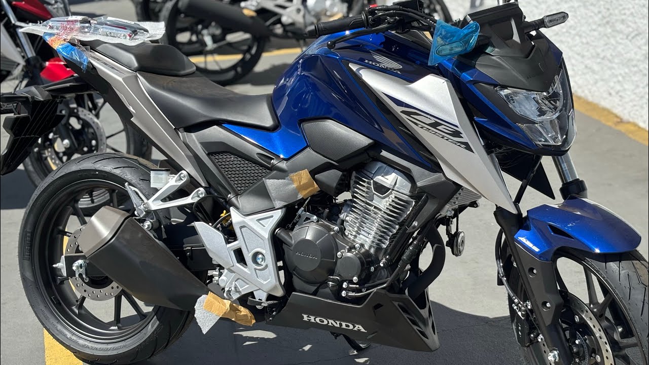 NOVA HONDA CB 300F TWISTER 2026 ABS AZUL PEROLIZADA EM DETALHES + PREÇO NA HONDA 