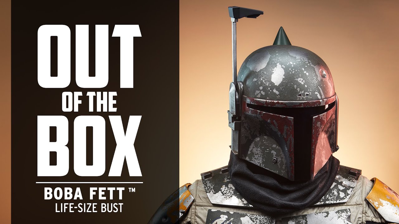 LIFE-SIZE Boba Fett Bust Unboxing 😲 | Out of the Box