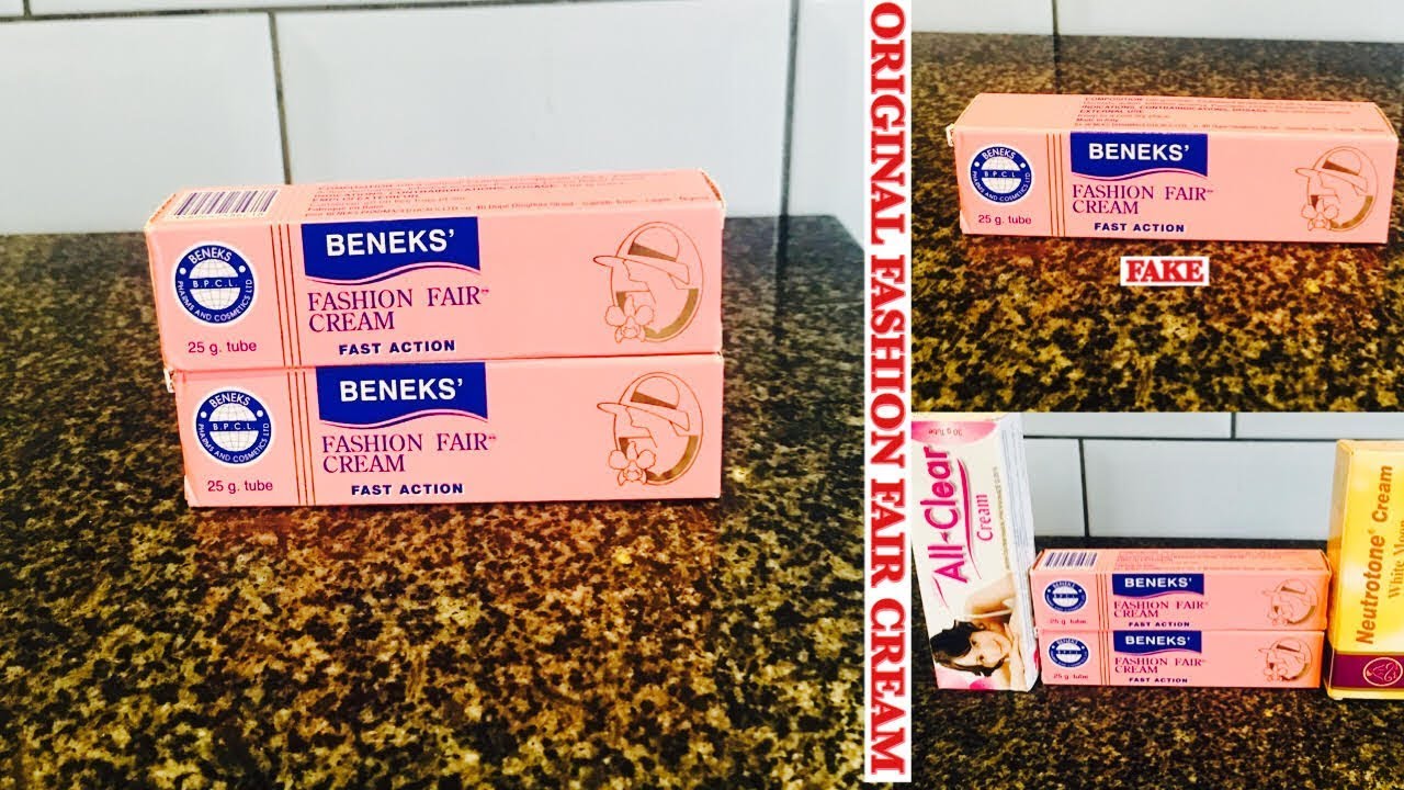 HOW TO IDENTIFY THE ORIGINAL OF BENEKS' FASHION FAIR TUBE CREAM|MABEL A