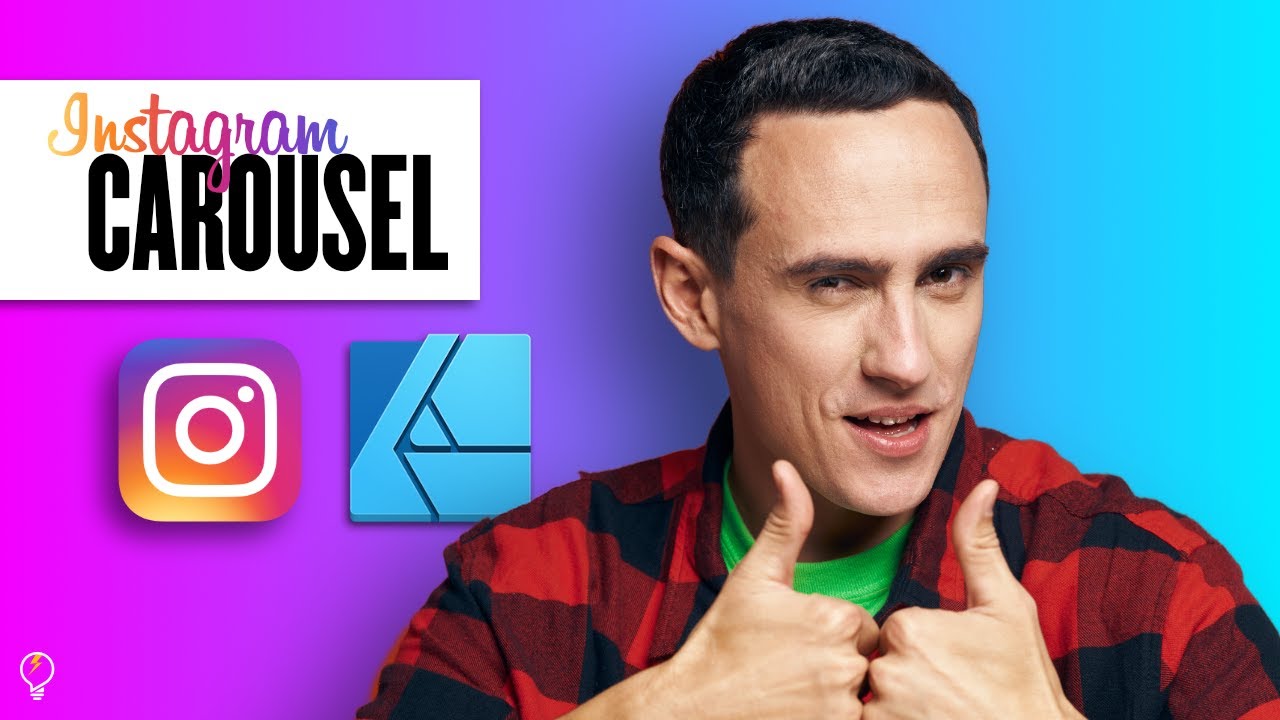 How to Design Instagram Carousel with AFFINITY DESIGNER || Intro + Templates (Ep. 1)