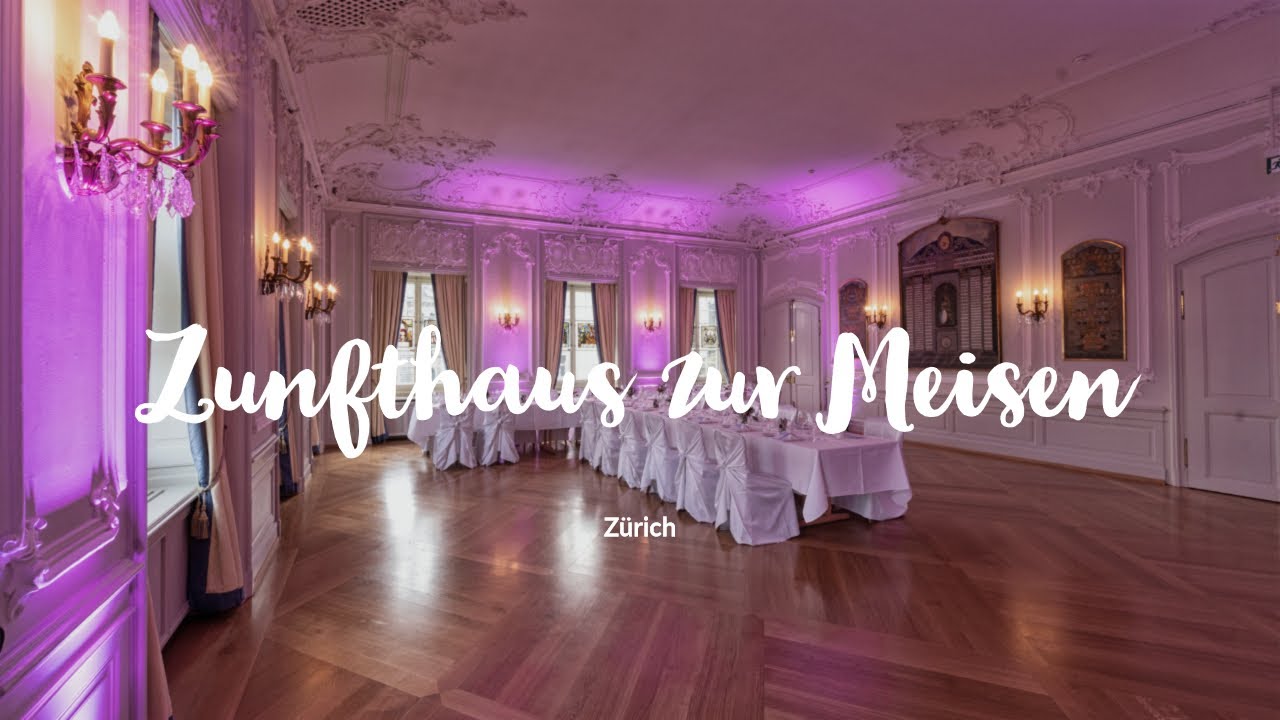 Hochzeit ❤️ Heiraten im Zunfthaus zur Meisen in Zürich - Hochzeits DJ Benz