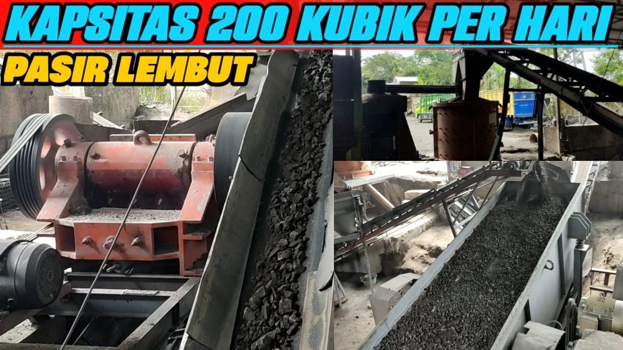 PROSES PENGGILINGAN ABU BATU//PASIR SARING,DARI AWAL HINGGA AKHIR