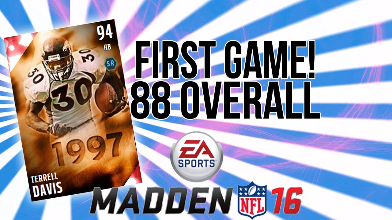 Madden 16 Ultimate Team :: First Mut Game! 88 Overall! ::-XBOX ONE Madden 16 Ultimate Team